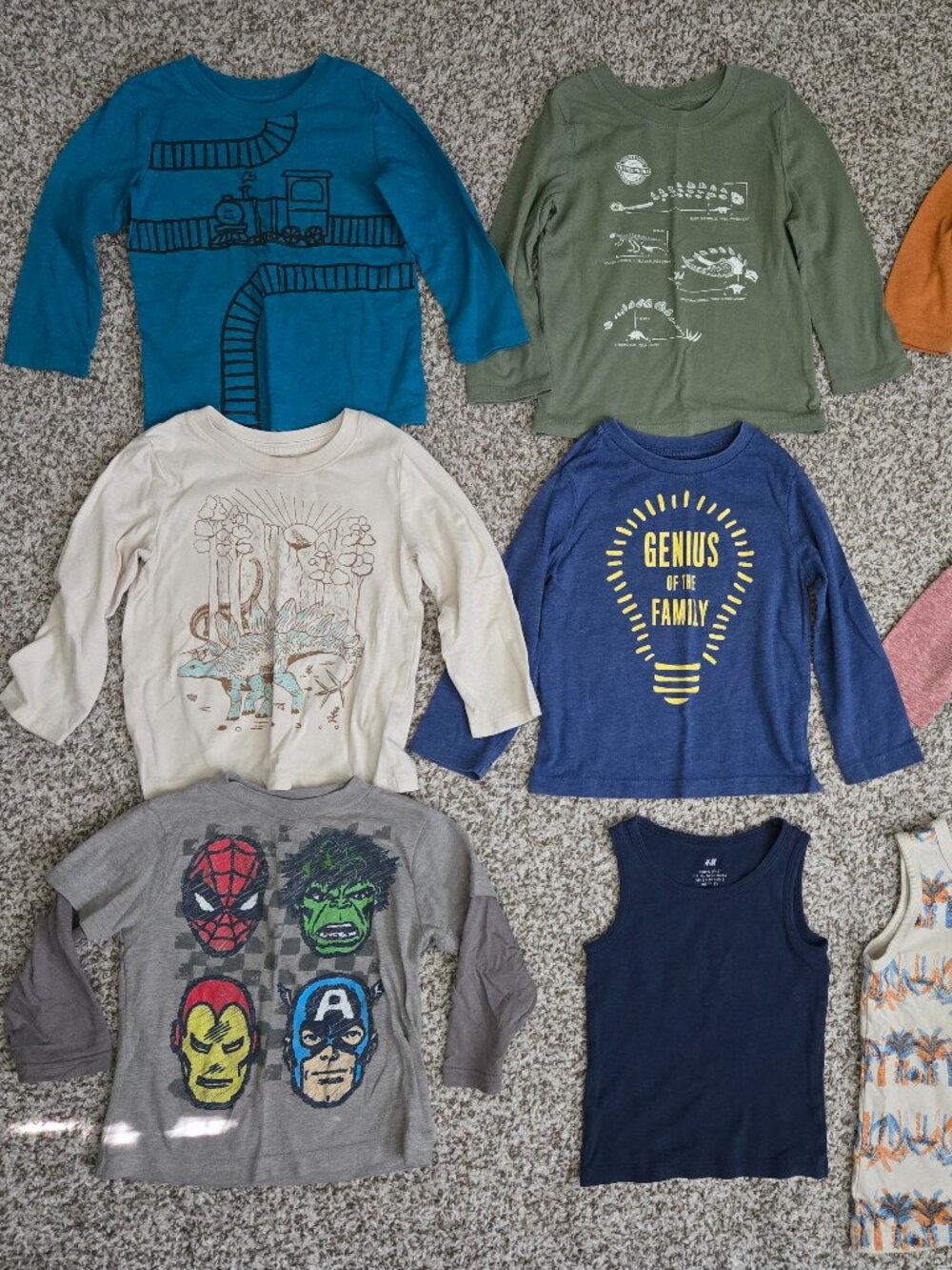 Toddler Boy Clothes Size 2T Bundle of Shirts